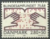 C5546 - Danemarca 1986 - Braille nestampilat MNH