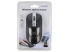 Mouse Optic Negru/Argintiu Wireless 10m 4 Butoane USB A, Gembird