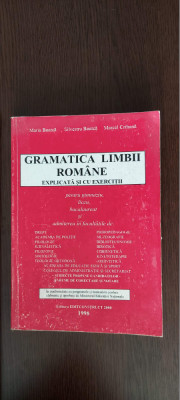 Gramatica limbii romane explicata si cu exercitii Maria Boatca STARE FOARTE BUNA foto