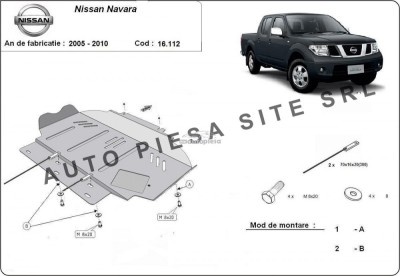 Scut metalic motor Nissan Navara fabricat incepand cu 2005 APS-16,112 foto
