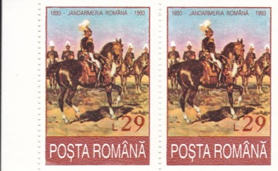 1993 LP 1322-100 ANI JANDARMERIA RURALA PERECHE MNH foto