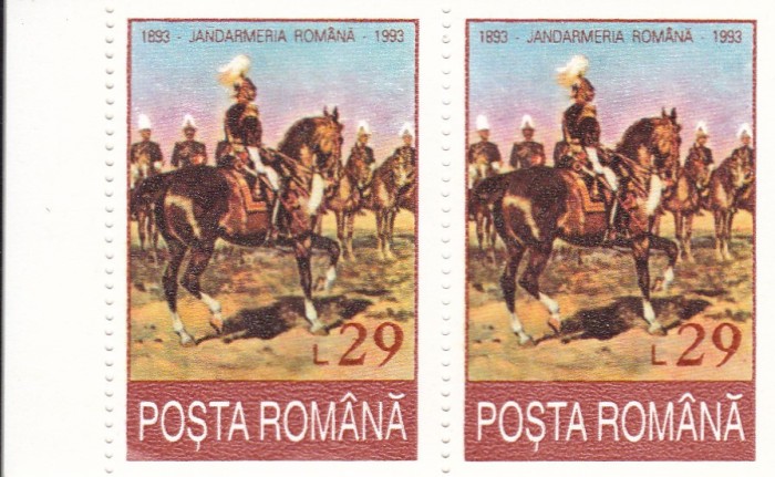 1993 LP 1322-100 ANI JANDARMERIA RURALA PERECHE MNH