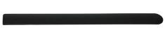 Bandou aripa, ornament Opel Corsa/Combo C, 07.2000-10.2010, spate, Dreapta, 3 usi, negru