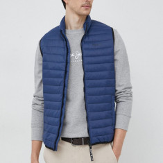 Pepe Jeans vesta Connel Gillet barbati, culoarea albastru marin, de tranzitie