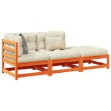 Cumpara ieftin Gossi set mobilier de gradina cu perne, 3 piese, lemn masiv de pin