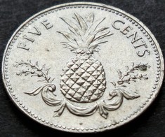 Moneda exotica 5 CENTI - I-LE BAHAMAS, anul 2005 * cod 879
