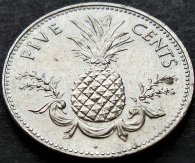 Moneda exotica 5 CENTI - I-LE BAHAMAS, anul 2005 * cod 879 foto