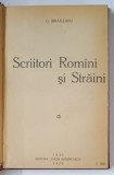 SCRIITORI ROMANI SI STRAINI de G. IBRAILEANU 1926