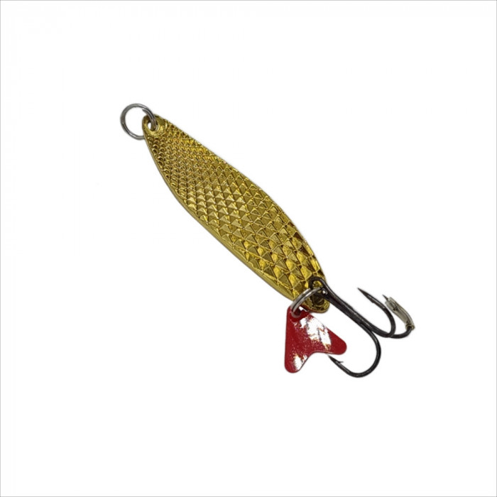 Lingurita oscilanta pescuit, Regal Fish, model 8016, 22 grame, culoare auriu