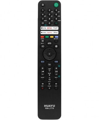 Telecomanda Universala RM-L1770 Pentru Sony Lcd, Led si Smart Tv Gata de Utilizare foto