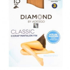 Diamond Dres clasic negru 15 den M5, 1 buc