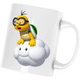 Cana alba personalizata &quot;Super Mario Bros Norisor Albina 3D Kart&quot;, INOVATIX&reg;. 330ml
