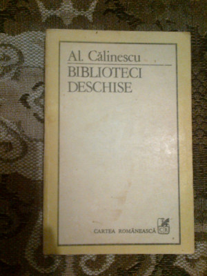 a3b Al. Calinescu - Biblioteci deschise foto