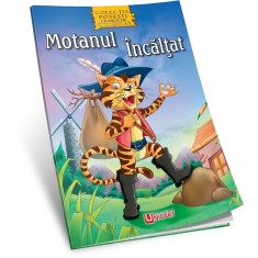 Motanul incaltat - carte de colorat A4