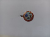 QW9 K 17 - Insigna - tematica industrie - Ziua metalurgistului - 1976, Romania de la 1950