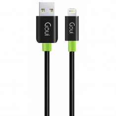Cablu Date si Incarcare USB la Lightning Goui Classic, 1 m, Negru G-LC8PIN-02BK