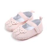Pantofiori roz cu fluturas (Marime Disponibila: 12-18 luni (Marimea 21