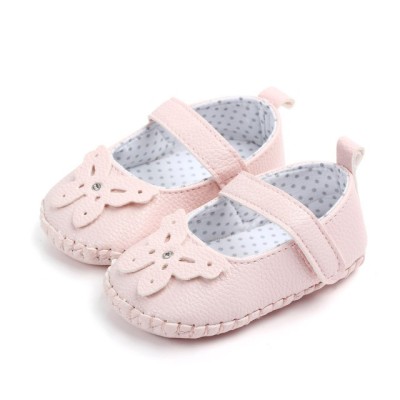Pantofiori roz cu fluturas (Marime Disponibila: 12-18 luni (Marimea 21 foto