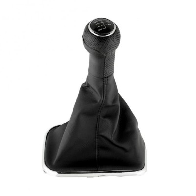 Nuca schimbator viteze + manson compatibil Volkswagen Golf 4 MK4 1997-2005 1J0 711 113 - 5 Negru foto