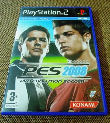 PES 2008 pentru PS2, original, PAL foto