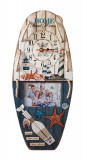 Ceas de perete Maritim cu Poza, Multicolor, 46 cm, LK-349V1