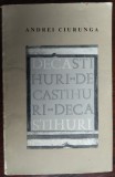 ANDREI CIURUNGA (ROBERT CAHULEANU): DECASTIHURI(VERSURI 1968/DEDICATIE-AUTOGRAF)