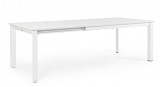 Cumpara ieftin Masa extensibila aluminiu alb Konnor 240x100x76 cm