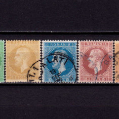 RO 1872 ,LP 38 ,"Carol I - Paris" , serie marci stampilate
