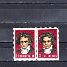 M1 TX6 2 - 1970 - 200 ani de la nasterea lui Ludwig van Beethoven - pereche doua