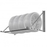 Suport de perete pliabil pentru 4 anvelope R14-R20 inch, Reglabil in latime 812-1219 mm, max 136 kg