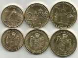SERBIA █ SET COMPLET DE MONEDE █ 1, 2, 5 Dinara █ 2020 █ UNC, Europa