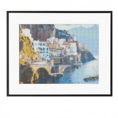 Pictura cu diamante Craft Sensations 40x50 cm Coasta Amalfi foto