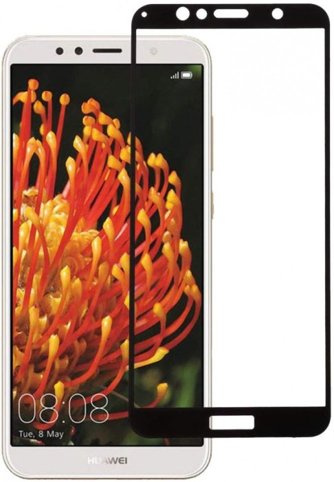 Folie de sticla Huawei Y6 2018, 9D FULL GLUE Negru