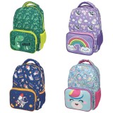Rucsac Fantasy, cu 2 compartimente cu fermoar din poliester foarte rezistent,