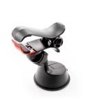 Suport Auto Universal Telefon/GPS Carguard, Clips Extra Mare 135mm, Ventuza Parbriz/Bord, Rotire 360&deg;