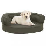 VidaXL Saltea ergonomică pat de c&acirc;ini, 60x42 cm, gri &icirc;nchis, aspect in