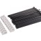 Set spite roata fata KTM 21, (36 buc.) negre 4x229 mm 2263521BK