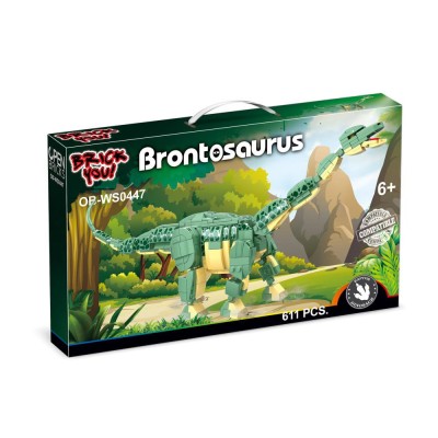 Set constructie Dinozaur Brontozaur 611 piese foto