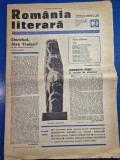 ziarul romania literara 16 ianuarie 1969 - ion cojar despre enigma oliliei , duiliu zamfirescu , ion baiesu