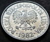 Moneda 1 ZLOT - POLONIA, anul 1982 * cod 2818 B, Europa, Aluminiu