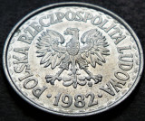 Cumpara ieftin Moneda 1 ZLOT - POLONIA, anul 1982 * cod 2818 B, Europa, Aluminiu