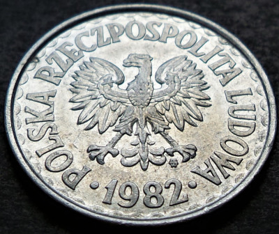 Moneda 1 ZLOT - POLONIA, anul 1982 * cod 2818 B foto