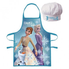 Set sort si boneta de bucatarie pentru copii Frozen