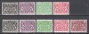 ROMANIA 1931 TIMBRU OFICIAL STEMA SPRIJINITA DE DOI LEI FILIGRAN P.T.T.+FILIGRAN C.C. GUMA ORIGINALA SERII SARNIERA, Nestampilat