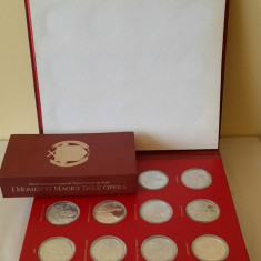 Colectie 60 medalii argint 925 "Scala din Milano" - G 3678