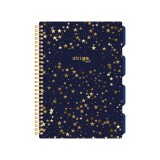 Caiet cu Spirala si Separatoare Strigo Pads Project Book Stars B5, Matematica