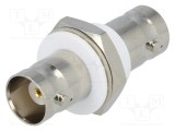 Adaptor BNC soclu drept cu izolație pentru montare pe panou NINIGI