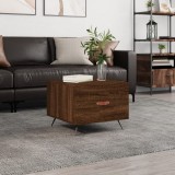 Gossi masuta de cafea, stejar maro, 50x50x40 cm, lemn prelucrat