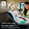 Scoica auto Kinderkraft Mink Pro i-Size 40-87 cm cu baza ISOFIX Grey