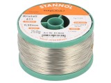 S&acirc;rmă de Lipit STANNOL Kristall 611 fără plumb, 0,5mm, 250g, aliaj Sn99Cu0,7Ag0,3, flux No Clean